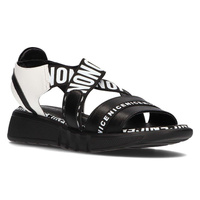 Wedge sandals Filippo DS2317/21 BK black