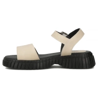 Leather sandals Filippo DS6811/25 BE beige