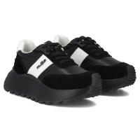 Skórzane sneakersy Filippo DP6785/25 BK BK czarne
