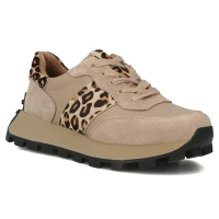 Leather sneakers Filippo DP7112/26 BE LEO brown