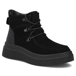 Leather ankle boots Filippo DBT7291/25 GR grey