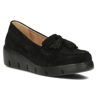 Leather shoes Filippo DP3162/23 BK SU black