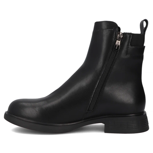 Skórzane botki Filippo DBT7200/25 BK czarne