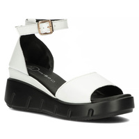 Leather sandals Filippo DS4455/23 WH white