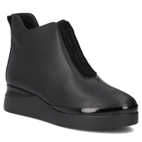 Leather ankle boots Filippo DBT7394/25 BK black