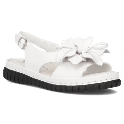 Leather sandals Filippo DS6965/25 WH white