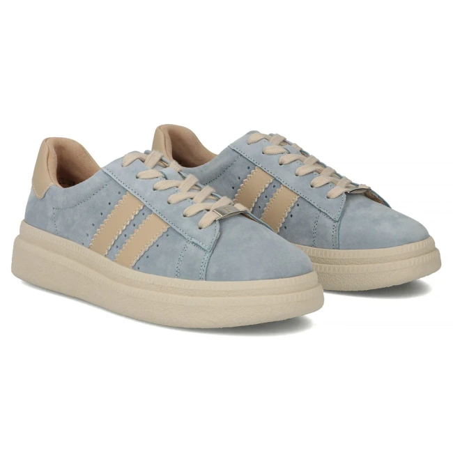 Leather sneakers Filippo DP7499/26 BL blue