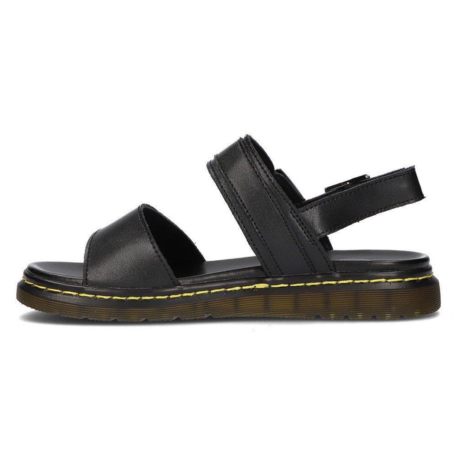 Skórzane sandały Filippo DS2040/22 BK czarne