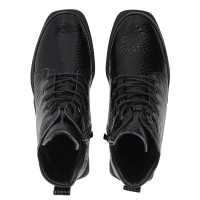 Leather ankle boots Filippo DBT7140/25 BK black