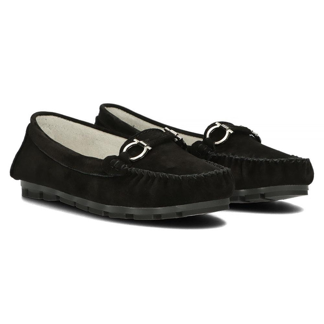 Leather loafers Filippo DP3613/22 BK black