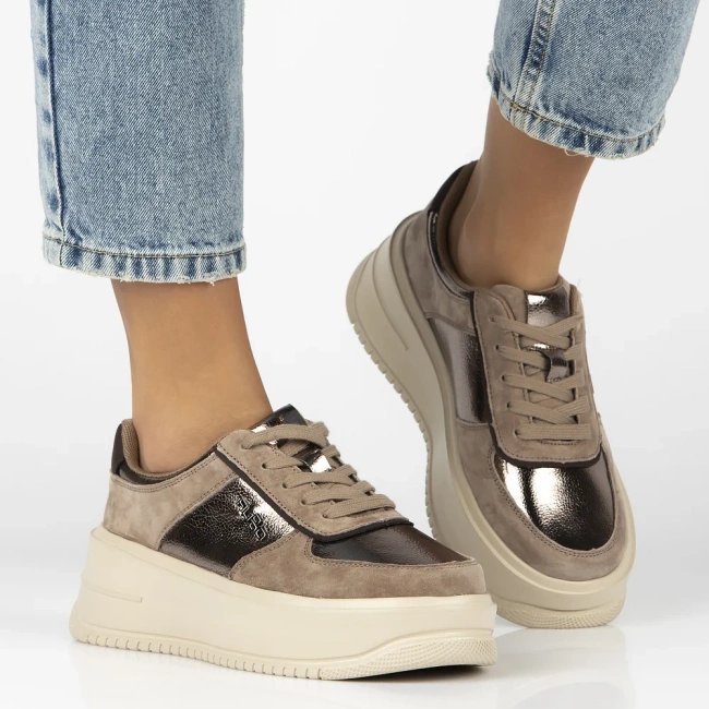 Leather shoes Filippo DP7124/25 TP Beige