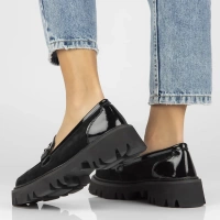 Leather shoes Filippo DP4790/23 BK black