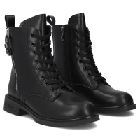 Leather ankle boots Filippo DBT6303/25 BK black