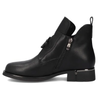 Leather ankle boots Filippo DBT7191/25 BK black