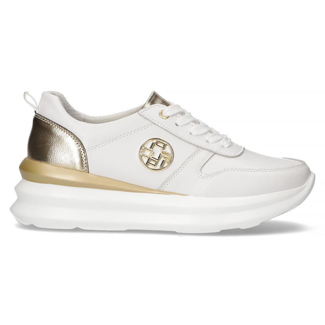 Leather sneakers Filippo DP3505/22 WH white