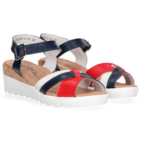 Sandały Filippo DS1273/20 NV RD Navy Red