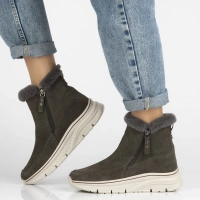 Leather ankle boots Filippo DBT7291/25 GR grey