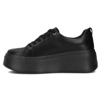 Leather sneakers Filippo DP6246/25 BK black