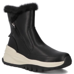 Leather ankle boots Filippo DBT7157/25 BK black