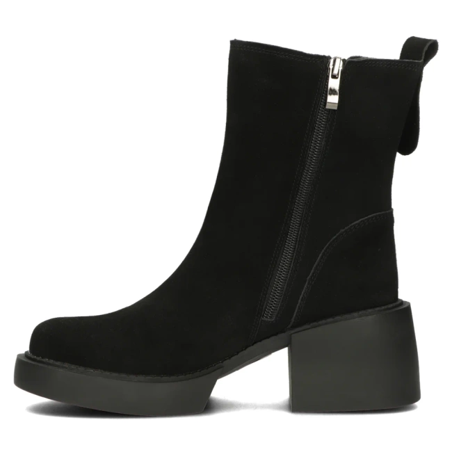 Leather ankle boots Filippo DBT4760/23 BK black