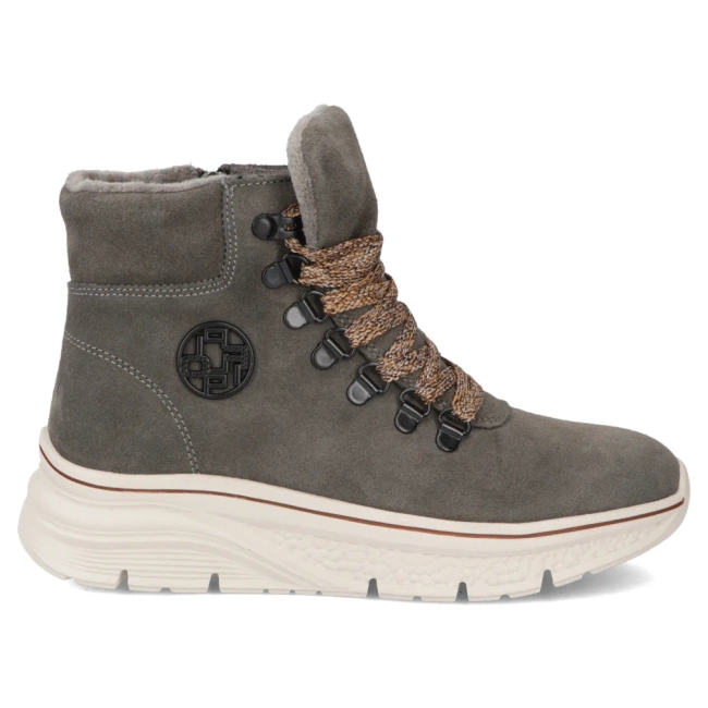 Leather ankle boots Filippo DBT7290/25 GR grey