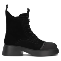 Leather ankle boots Filippo DBT6566/24 BK black