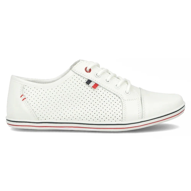 Leather shoes Filippo DP009/24 WH white