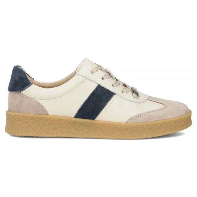 Skórzane sneakersy Filippo DP6799/25 BE NV beżowe