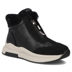 Leather ankle boots Filippo DBT7177/25 BK black