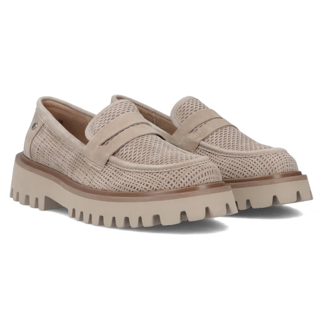 Leather shoes Filippo DP6796/25 BE beige