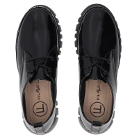Leather sneakers Filippo DP6846/25 BK L black