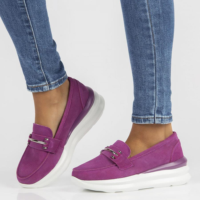 Leather shoes Filippo  DP3504/22 FH fuchsia
