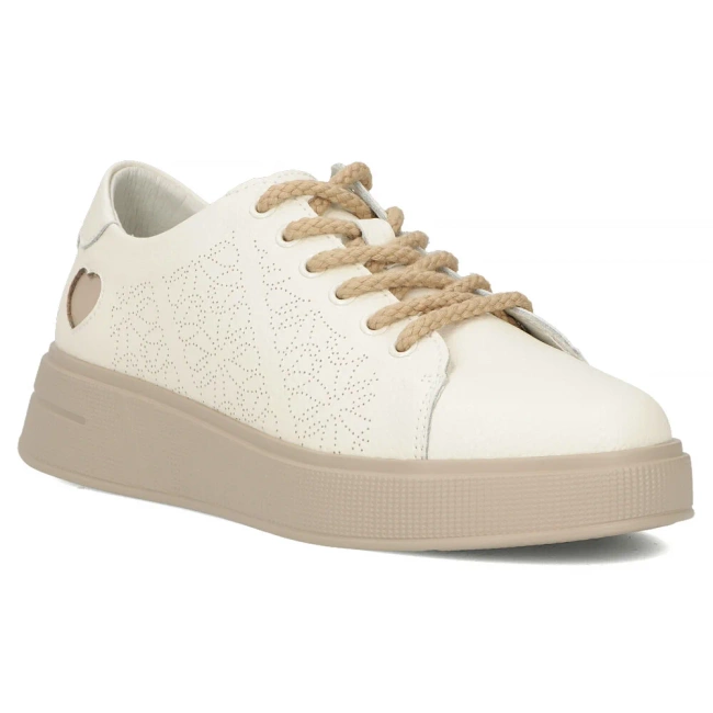 Leather shoes Filippo DP6701/25 BE beige