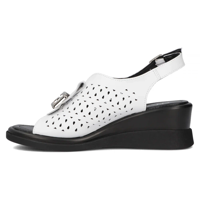 Leather sandals Filippo DS6154/24 WH white