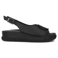 Leather sandals Filippo DS6984/25 BK black