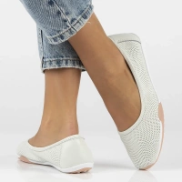 Leather shoes Filippo DP3681/25 WH white