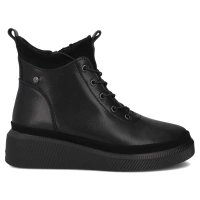 Leather ankle boots DBT4799/25 BK black