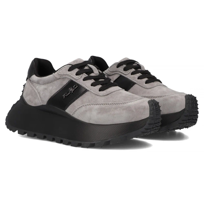 Leather sneakers Filippo DP6785/25 BE beige