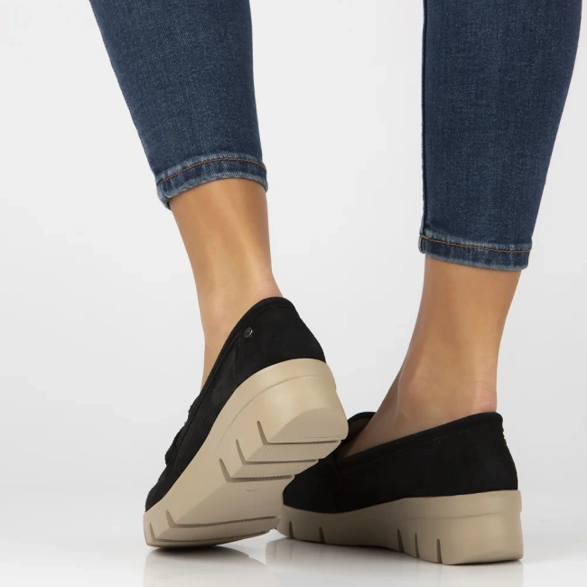 Leather shoes Filippo DP7002/25 BK black