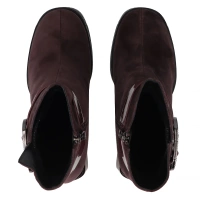 Leather ankle boots DBT7183/25 BG maroon