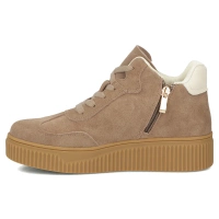 Skórzane sneakersy Filippo DP7425/25 BE beżowe