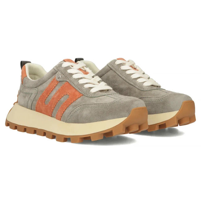 Leather Sneakers Filippo DP6743/25 BE FH beige pink