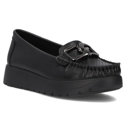 Leather loafers Filippo DP6827/25 BK black