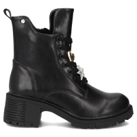 Leather ankle boots Filippo DBT7132/25 BK black