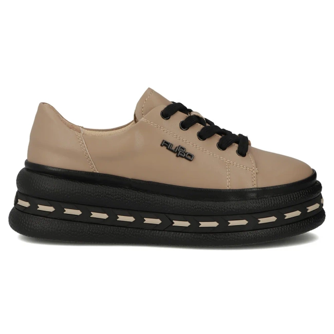 Leather sneakers Filippo DP7119/25 TP taupe