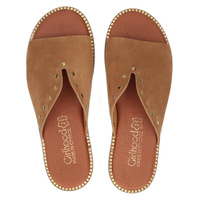Leather Slippers Filippo LH-425 camel