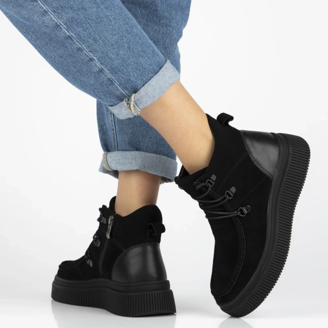 Leather ankle boots Filippo DBT7291/25 GR grey