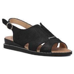 Leather sandals Filippo DS4470/25 BK black