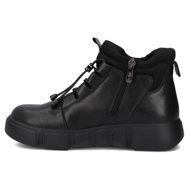 Leather ankle boots Filippo DBT6532/25 BK black