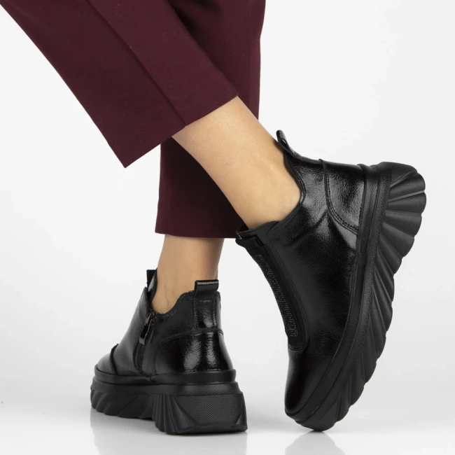 Leather ankle boots Filippo DBT7426/25 BK black